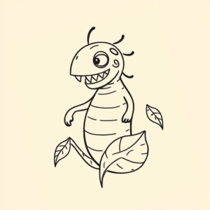 Doddle Monstera Tattoo