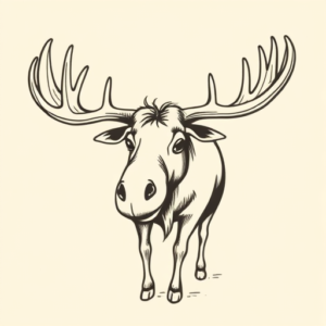 Doddle Moose Tattoo