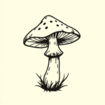 Doddle Mushroom Tattoo