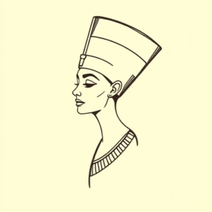 Doddle Nefertiti Tattoo