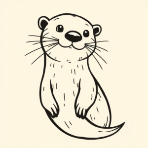 Doddle Otter Tattoo