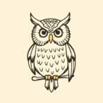 Doddle Owl Tattoo