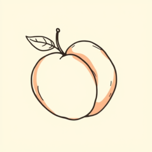 Doddle Peach Tattoo