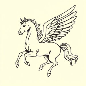 Doddle Pegasus Tattoo
