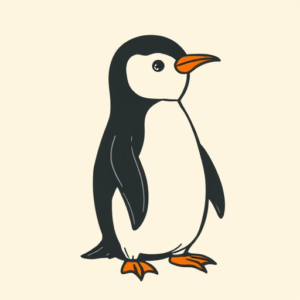 Doddle Penguin Tattoo