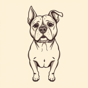 Doddle Pitbull Tattoo