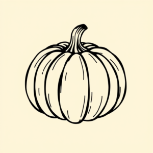 Doddle Pumpkin Tattoo