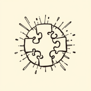 Doddle Puzzle Tattoo