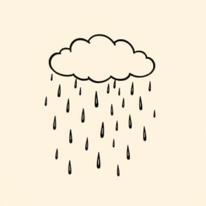 Doddle Rain Tattoo
