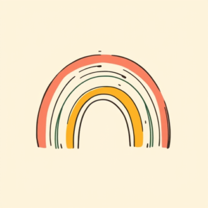 Doddle Rainbow Tattoo