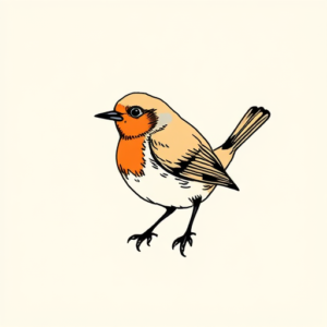 Doddle Robin Tattoo