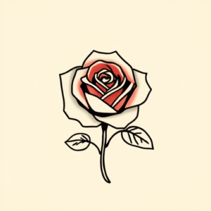 Doddle Rose Tattoo