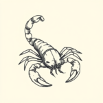 Doddle Scorpion Tattoo