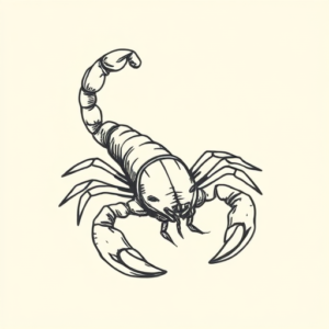 Doddle Scorpion Tattoo