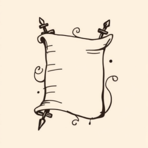 Doddle Scroll Tattoo