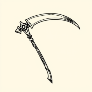 Doddle Scythe Tattoo