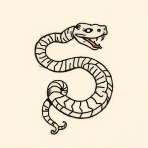 Doddle Serpent Tattoo