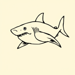 Doddle Shark Tattoo