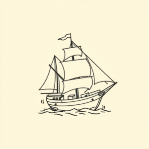 Doddle Ship Tattoo