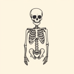 Doddle Skeleton Tattoo