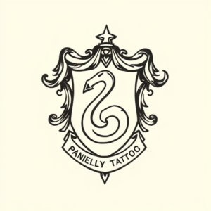 Doddle Slytherin Tattoo
