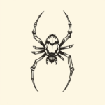 Doddle Spider Tattoo