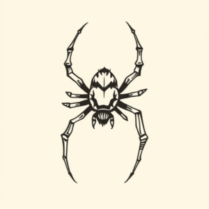 Doddle Spider Tattoo