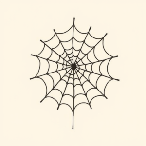 Doddle Spiderweb Tattoo