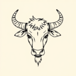 Doddle Taurus Tattoo