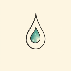 Doddle Teardrop Tattoo