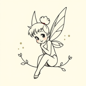Doddle Tinkerbell Tattoo