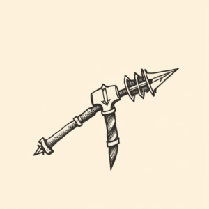 Doddle Tomahawk Tattoo