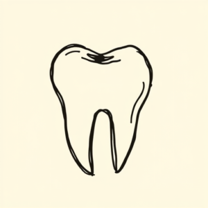 Doddle Tooth Tattoo