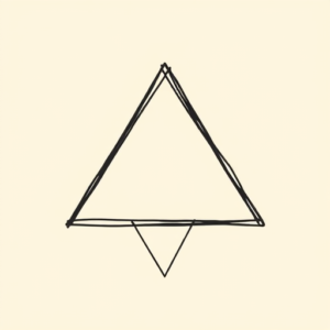Doddle Triangle Tattoo