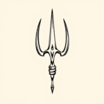 Doddle Trident Tattoo