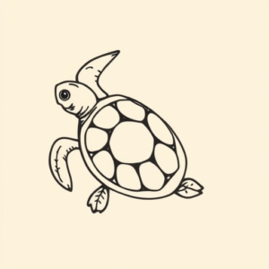 Doddle Turtle Tattoo