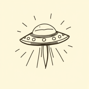 Doddle Ufo Tattoo