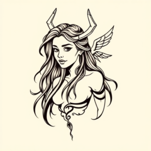 Doddle Valkyrie Tattoo