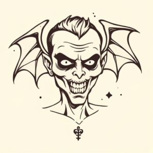 Doddle Vampire Tattoo