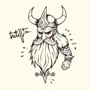 Doddle Viking Tattoo
