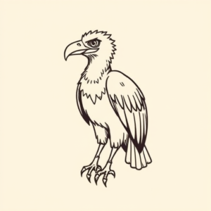 Doddle Vulture Tattoo