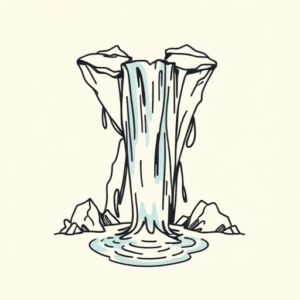 Doddle Waterfall Tattoo