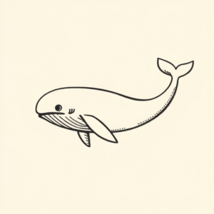 Doddle Whale Tattoo
