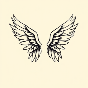 Doddle Wings Tattoo