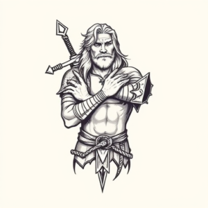 Doddle Witcher Tattoo