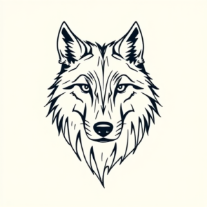 Doddle Wolf Tattoo