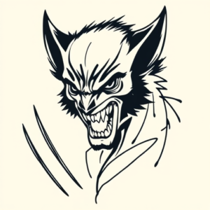 Doddle Wolverine Tattoo