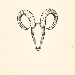 Dotwork Aries Tattoo