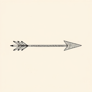Dotwork Arrow Tattoo