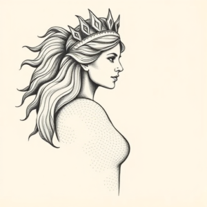 Dotwork Athena Tattoo